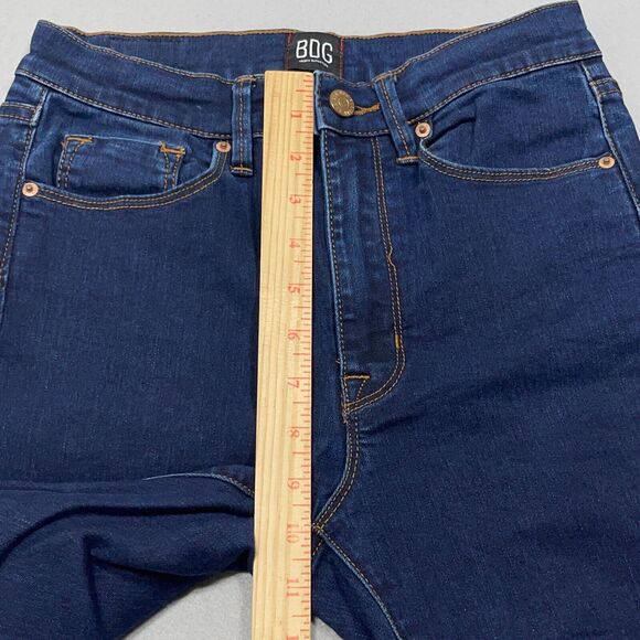 BDG Urban‎ Outfitters Jeans Womens 27 x 29 High Rise Twig Skinny Dark Wash - Picture 5 of 11
